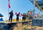 Merah-Putih-Berkibar-dari-Tiga-Ikon-Sikka,-Polres-Sikka-Kobarkan-Nasionalisme-dari-Tanjung-Kajuwulu,-Pantai-Koka-hingga-Gereja-Tua-Sikka