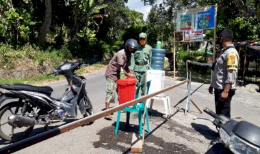 Bhabinkamtibmas-Sambang-Posko-Siaga-Covid-19-Di-Desa--Pantauan