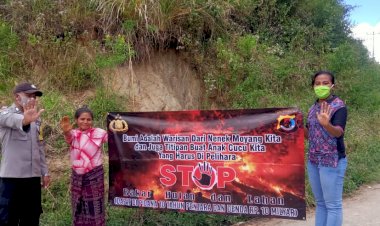 Bhabinkamtibmas-Polsek-Paga-Gencar-Sosialisasi-Karhutla-Pada-Warga-Desa-Binaan