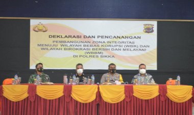 Polres-Sikka-Deklarasikan-Pencanangan-Zona-Integritas-Menuju-WBK-dan-WBBM