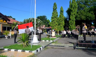 Pimpin-Upacara-Hari-Kesadaran-Nasional,-Kapolres-:-Mari-Bersama-Kita-Dukung-Program-Kerja-100-Hari-Kapolri