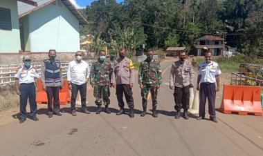 Kabag-Ops-Cek-Kesiapan-Personil-Di-Pos-Penyekatan-Perbatasan-Sikka-Flotim