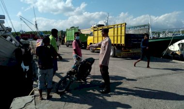 Cegah-Covid-19,-Pos-KP3-Laut-Gencar-Laksanakan-Pendisiplinan-Prokes