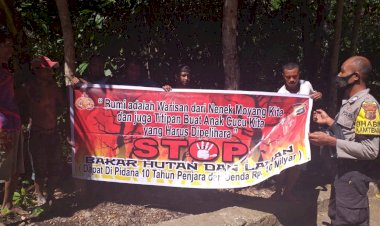 Bhabinkamtibmas-Polsek-Kewapante-gencar-berikan-sosialisasi-Karhutla