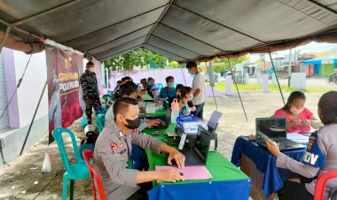 Polres-Sikka-Laksanakan-Vaksinasi-di-Pos-Pam-Barata,-Dalam-Upaya-Percepatan-Vaksinasi-Selama-Oprasi-Pengamanan-Nataru