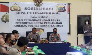 Bagren-Polres-Sikka-Laksanakan-Sosialisasi-DIPA-/-RKA-KL-TA.-2022