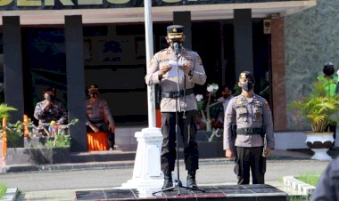 Polres-Sikka-Laksanakan-Apel-Gelar-Pasukan-“Operasi-Keselamatan-Turangga-2022”