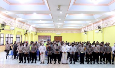 Hari-Bhayangkara-ke-76,-Polres-Sikka-Gelar-Doa-Bersama-Lintas-Agama