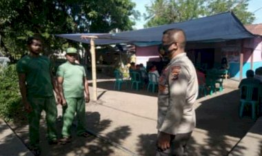 Polsek-Kewapante-Lakukan-Pengamanan-Kampanye-Pilkades-di-Desa-Geliting