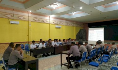 Rapat-Koordinasi-Internal,-Polres-Sikka-Persiapkan-Pengamanan-Nataru-di-Kab.-Sikka
