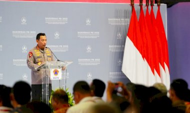 Di-Rakornas-BNPB,-Kapolri-Bicara-Langkah-Konkret-Manajemen-Risiko-Bencana