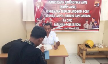 Polres-Sikka-Lakukan-Rikmin-Awal-Penerimaan-Casis-Tamtama