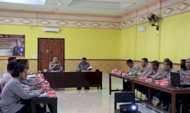 Pimpin-Anev-Bulanan,-Wakapolres-Kembali-Ingatkan-Anggota-Untuk-Cegah-dan-Tindak-Tegas-TPPO