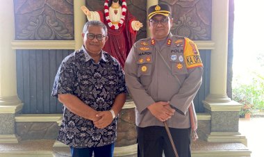 Kapolres-Sikka-Lakukan-Silahturahmi-Dengan-Uskup-Maumere