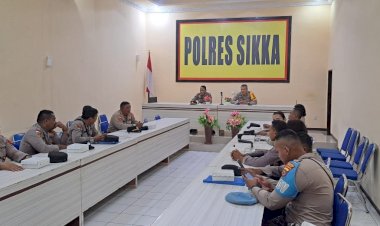 Polres-Sikka-Laksanakan-Anev-Operasi-Lilin-Turangga-2023