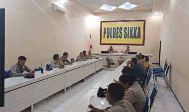 Kabag-Ops-Polres-Sikka-Adakan-Anev-Rutin-Kegiatan-Operasi-Mantap-Brata