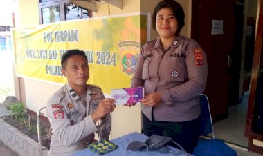 Sidokkes-Polres-Sikka-Laksanakan-Rikkes-dan-Berikan-Bekkes-Kepada-Personil-Pos-PAM-Ops-Lilin