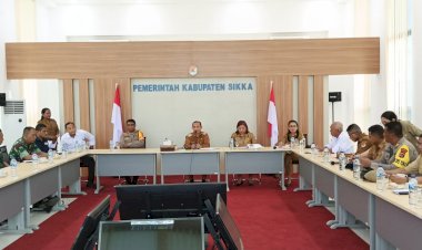 Polres-Sikka-Ikuti-Rapat-Koordinasi-Persiapan-Pemilihan-Umum-2024-di-Kabupaten-Sikka