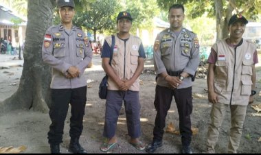 Polsek-Alok-Polres-Sikka-Amankan-Kegiatan-Rapat-Terbatas-Caleg-DPRD-Kab.Sikka