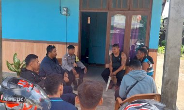 Bhabinkamtibmas-Sambang-Warga-Binaanya-Di-Desa-Magepanda