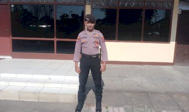 Satuan-Samapta-Polres-Sikka-Tetap-On-Guard:-Rumah-Dinas-Jabatan-Kapolres-Sikka-Terjaga-dengan-Ketat