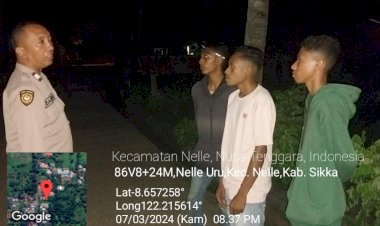 Kegiatan-Patroli-Rutin-Polsek-Nelle-Polres-Sikka-Kembali-Ditingkatkan-Pasca-Pemilu-2024.