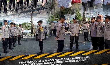 Evaluasi-Kinerja-Personel,-Polres-Sikka-Gelar-Apel-Fungsi