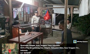 Ciptakan-Kamtibmas-Yang-Aman-:-Polsek-Waigete-Intens-Berpatroli