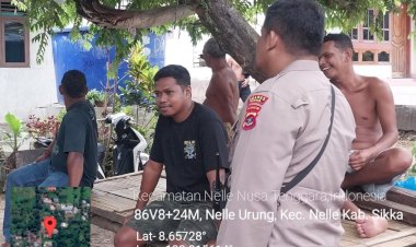 Polsek-Nelle-Polres-Sikka-Lakukan-Patroli-Rutin-untuk-Menjaga-Situasi-Kamtibmas