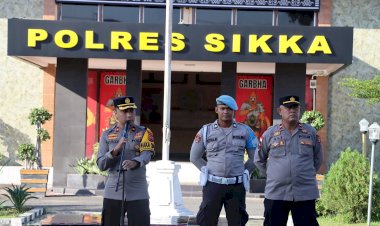 Pimpin-Apel-Jam-Pimpinan,-Wakapolres-Sikka-Tekankan-Hal-Ini