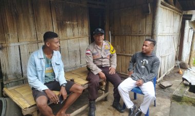 Patroli-Diologis,-Bhabinkamtibmas-Polsek-Kewapante-Gencar-Sambang-Warga