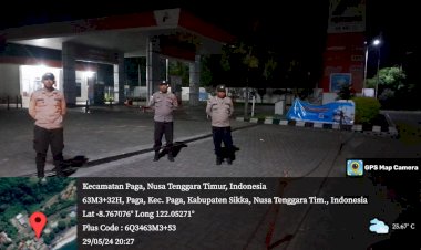 Patroli-Presisi-Piket-Jaga-Polsek-Paga