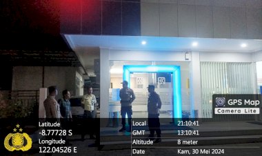 Piket-Jaga-SPKT-III-Polsek-Paga-Melaksanakan-Patroli-Presisi-Rutin-di-Wilayah-Hukum-Polsek-Paga,-Polres-Sikka