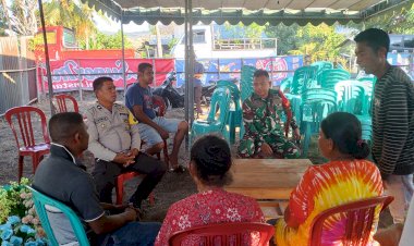 Patroli-Bhabinkamtibmas-di-Desa-Kolisia,-Magepanda,-Berjalan-Lancar-dan-Aman