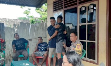 Bhabinkamtibmas-Mediasi-Kasus-Penganiayaan-di-Wilayah-Binaannya,-Kedua-Pihak-Sepakat-Berdamai