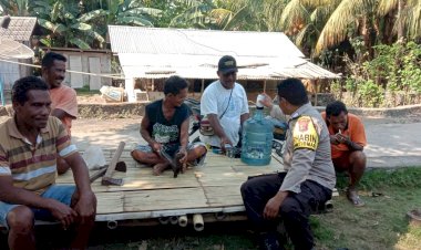 Giat-Bhabinkamtibmas--Desa-Lela-Kec.Lela,-Kab.Sikka-Aipda-Adrianus-Nonte-Patroli-Dialogis-dan-Sambang-Mengajak-Masyarakat-Jaga-Kamtibmas