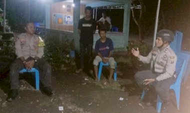 CIPTAKAN-SUASAN-AMAN-DAN-KONDUSIF,-PIKET-SPKT-II-POLSEK-WAIGETE-LAKSANAKAN-KEGIATAN-PATROLI