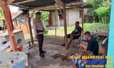 Kegiatan-Patroli-Rutin-oleh-Piket-Jaga-SPKT-Regu-Polsek-Bola-Polres-Sikka