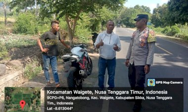 Patroli-Rutin-Polsek-Waigete,-Polres-Sikka:-Menjaga-Keamanan-dan-Ketertiban-Masyarakat