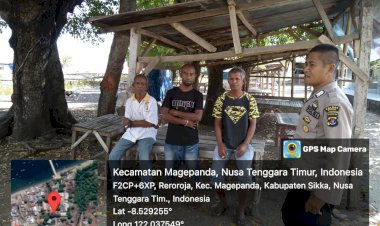 Pos-Pol-Ndete-Polsek-Alok-Gelar-Patroli-Rutin:-Wujudkan-Kecamatan-Magepanda-Aman-dan-Kondusif