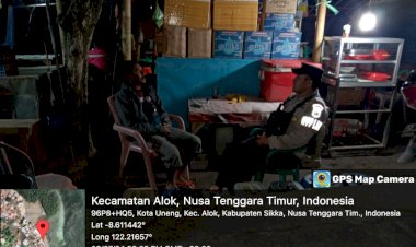 Pospol-KP3-Laut-Polsek-Alok-Wujudkan-Keamanan-Pelabuhan-Maumere-Dengan-Patroli-Rutin
