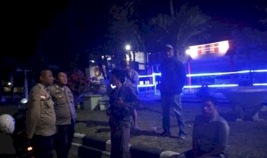 Patroli-oleh-Piket-Jaga-SPKT-Regu-III-Polsek-Alok-Polres-Sikka,-Menyisir-Lokasi-Rawan-Gangguan-Kamtibmas