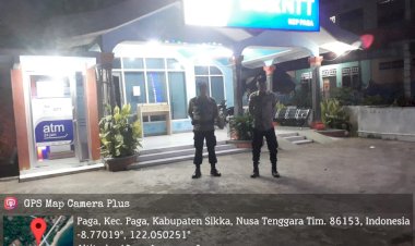 Piket-Jaga-Polsek-Paga-Lakukan-Patroli-Rutin-di-Objek-Vital-Wilayah-Hukum-Polsek-Paga,-Polres-Sikka