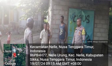 Patroli-Rutin-Polsek-Nelle:-Menjaga-Ketertiban-dan-Keamanan-di-Wilayah-Sikka