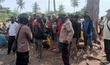 Polsek-Waigete-Rilis-Informasi-Rencana-Pemasangan-Plang-oleh-PT.-KRISRAMA-di-Lokasi-HGU-Nangahale