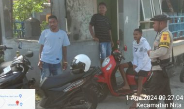 Kegiatan-Patroli-Rutin-oleh-Polsek-Nita---Polres-Sikka-untuk-Memelihara-Sitkamtibmas