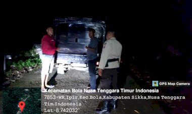Polsek-Bola-Gelar-Patroli-Rutin-untuk-Menjaga-Kamtibmas