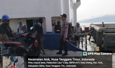 Pospol-KP3-Laut-Maumere-Patroli,-Pastika-Pelabuhan-Maumere-Aman