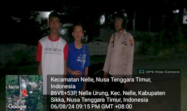 POLSEK-NELLE-POLRES-SIKKA-MELAKSANAKAN-KEGIATAN-PATROLI-RUTIN