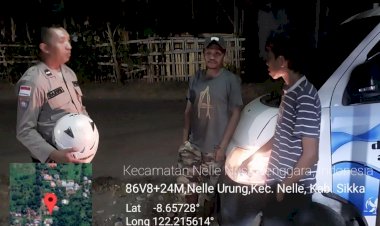MENINGKATKAN-KAMTIBMAS-POLSEK-NELLE-POLRES-SIKKA-MELAKSANAKAN-PATROLI-RUTIN
